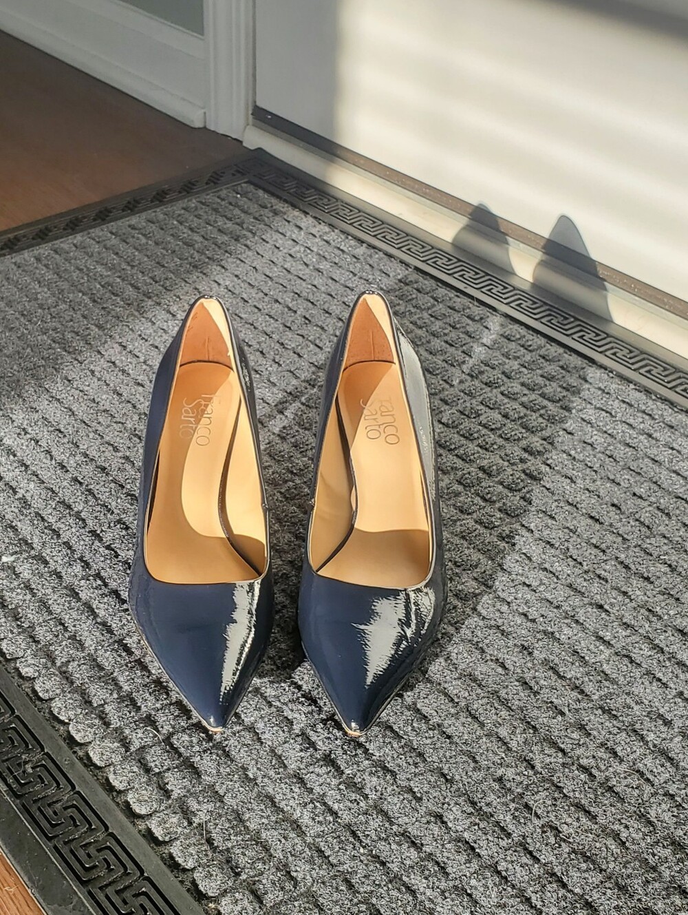 Franco Sarto Pointed Toe Pumps With Kitten Heel Size 8 (Box Not Included)